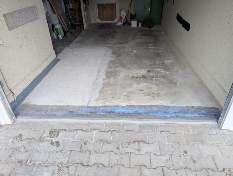 Garagenschwellensanierung
